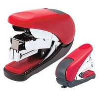 PLUS フラットホッチキスフラットかるヒット針付 ST-010VH RD (ST-010VH RD)画像
