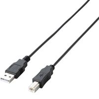 ELECOM エコUSB2.0ケーブル/A-Bタイプ/エコ/1m/ブラック U2C-JB10BK (U2C-JB10BK)画像