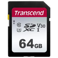 Transcend 64GB UHS-I U3 SD Card TS64GSDC300S (TS64GSDC300S)画像