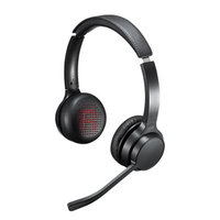 サンワサプライ MM-BTSH62BK Bluetoothヘッドセット(両耳タイプ・単一指向性) (MM-BTSH62BK)画像