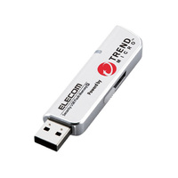 ELECOM USB2.0/1.1 セキュリティ機能付USBメモリ/32GB/ホワイト/1年保証モデル (MF-PUVT32GM1)画像