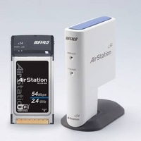 BUFFALO (MELCO) AirStation WLA-G54C/P 無線LANカードセット (WLA-G54C/P)画像