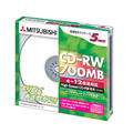 三菱化学 SW80EPW5 CD-RW 700MB 4〜12倍速対応5枚パック (SW80EPW5)画像