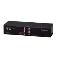 ELECOM KVM-DVP2 DVI-I対応コンピュータ切替器 (KVM-DVP2)画像