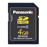 パナソニック ネットワークカメラ専用SDメモリーカード BB-HCC04 (BB-HCC04)画像
