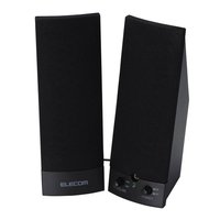 ELECOM USB電源スピーカ(ブラック) MS-105UBK (MS-105UBK)画像