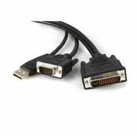 StarTech 1.8m VESA P&G接続プロジェクターケーブル M1-DA/VESA Plug and Display(オス) – VGA/ミニD-Sub15ピン(オス) + USB A(オス) (M1VGAUSB6)画像