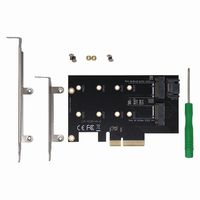 ainex AIF-09 M.2 NVMe SSD変換PCIeカード SATAコンボ (AIF-09)画像