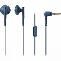 オーディオテクニカ スマートフォン用インナーイヤーヘッドホン ATH-C200iS ブルー (ATH-C200IS BL)画像
