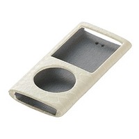 バッファローコクヨサプライ iPod nano 4G用 レザーケース 保護フィルム付 パイソンホワイト (BSIPN41LHPW)画像