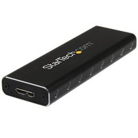 StarTech USB 3.0接続M.2 SATA SSDケース UASP対応 M.2 (NGFF/ B-Key)対応ソリッドステートドライブケース USBバスパワー対応 (SM2NGFFMBU33)画像