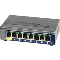 NETGEAR GS108Tv2 8ポート PoE受電対応ギガビットスマートスイッチ (GS108T-200JPS)画像