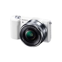 SONY デジタル一眼カメラ α5100パワーズームレンズキット ホワイト (ILCE-5100L/W)画像