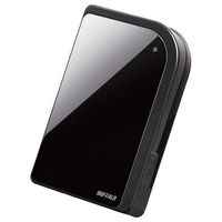 BUFFALO 耐衝撃/セキュリティー機能搭載 USB2.0用 ポータブルHDD 1TB クリスタルブラック (HD-PXT1.0TU2-BKJ)画像