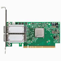 Mellanox ConnectX-5 EN network interface card, with host management 100GbE dual-port QSFP28, PCIe3.0 x16, UEFI Enabled, tall bracket (MCX516A-CCHT)画像