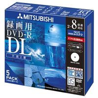三菱化学メディア DVD-R DL forAV withCPRM 210分 x2-8 5p VHR21HDSP5 (VHR21HDSP5)画像