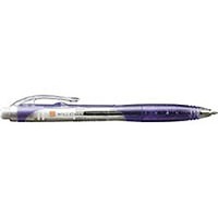 コクヨ F-WPR100V ボールペン 細字0.7mm黒 軸紫 (F-WPR100V)画像