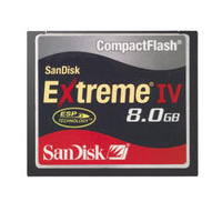 サンディスク ExtremeIV CompactFlash 8GB SDCFX4-8192-903 (SDCFX4-8192-903)画像
