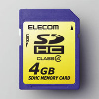 ELECOM SDHCメモリカード 4GB MF-FSDH04G (MF-FSDH04G)画像