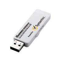 ハギワラソリューションズ USB2.0/1.1 ウィルス対策USBメモリ(シマンテック)/32GB/ホワイト/1年保証モデル (HUD-PUVS32GM1)画像