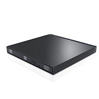 Logitec DVDディスクドライブ/M-DISC対応/オールインワンソフト付/USB3.0/スリム厚/ブラック (LDR-PUD8U3VBK)画像
