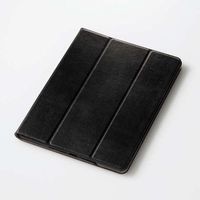 ELECOM iPad 10.2 2019/フラップケース/スリープ対応/ブラック (TB-A19RSA360BK)画像
