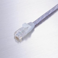 ELECOM プロテクタ付 Gigabit(カテゴリー6) LANケーブル(ストレート/3m/スノー)　10本セット (LD-GP/SN3/10)画像