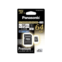 パナソニック 64GB microSDXC UHS-I カード RP-SMGB64GJK (RP-SMGB64GJK)画像