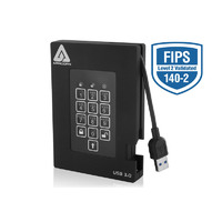 Apricorn Aegis Padlock Fortress – USB 3.0 Solid State Drive A25-3PL256-S512F (R2) (A25-3PL256-S512F(R2))画像