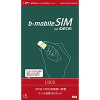 日本通信 発売記念限定IDEOS用b-mobileSIM U300 7ヶ月使い放題パッケージ (BM-U300-7MSW)画像