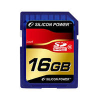 Silicon Power SDHCメモリーカード 16GB (Class10) ブリスターPKG (SP016GBSDH010V10)画像