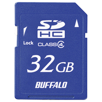 BUFFALO Class4 SDHCカード 32GB (RSDC-S32GC4B)画像