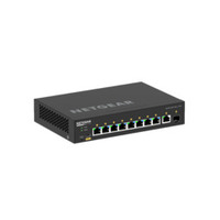 NETGEAR ProAV向けPoE+対応(110W) 1Gポート×9 SFPスロット×1 フルマネージスイッチ (GSM4210PD-100JPS)画像