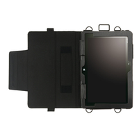 MSソリューションズ ARROWS Tab Q507/PE / Q506/ME 首掛け 合成皮革ケース ブラック (MS-Q507PEL01BK)画像