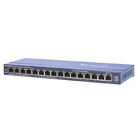 NETGEAR FS116PJP 16ポート Fast Ethernet Switch (8ポートPoE) (FS116PJP)画像