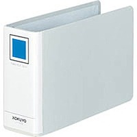 コクヨ フ-E658C チューブファイルエコ B6横 50mmとじ 2穴シルバー (E658C)画像