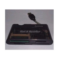 P-Active CR-H61/BK USB1.1対応6in1カードリーダー (CR-H61/BK)画像