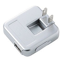 サンワサプライ USB-ACアダプタ シルバー ACA-IP13SV (ACA-IP13SV)画像