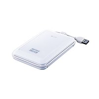 BUFFALO USB2.0 耐衝撃ポータブルHDD TurboUSB搭載 for Mac 400GB ホワイト (HD-PM400U2-WH)画像