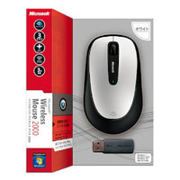 Microsoft Wireless Mouse 2000 USB Port (J) Chalk White Pearl JPN SE (36D-00008)画像