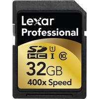 レキサー・メディア プロフェッショナル 400倍速シリーズ SDHC UHS-1カード 32GB Class10 (LSD32GCTBJP400)画像