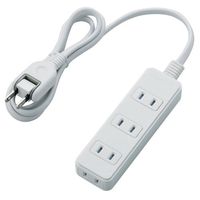 ELECOM シャッタータップ/4個口/1m/ホワイト (T-ST02-22410WH)画像
