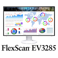 EIZO 80.0cm（31.5）型カラー液晶モニター FlexScan EV3285 ホワイト (EV3285-WT)画像
