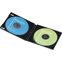 サンワサプライ DVD-M4 DVDケース(ブラック) (DVD-M4)画像