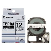KING JIM PROテープメタリック/銀 (SM12X)画像