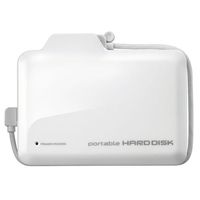 I.O DATA USB2.0/1.1接続 耐衝撃ポータブルHDD ピュアホワイト 500GB (HDPN-U500B)画像