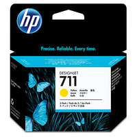 Hewlett-Packard HP711インクカートリッジ イエロー29mlX3 (CZ136A)画像