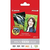 CANON キヤノン写真用紙・絹目調 L判 120枚 SG-201L120 (1686B002)画像