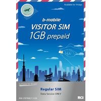 日本通信 b-mobile VISITOR SIM 1GB prepaid (Regular) BM-VSFRMLC-1GB (BM-VSFRMLC-1GB)画像