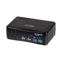 COREGA PC2台用 PS/2&USB VGA(アナログRGB) Audio対応 パソコン自動切替器 (CG-PC2KVMCA)画像